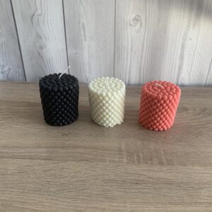 Cylinder bubble candles